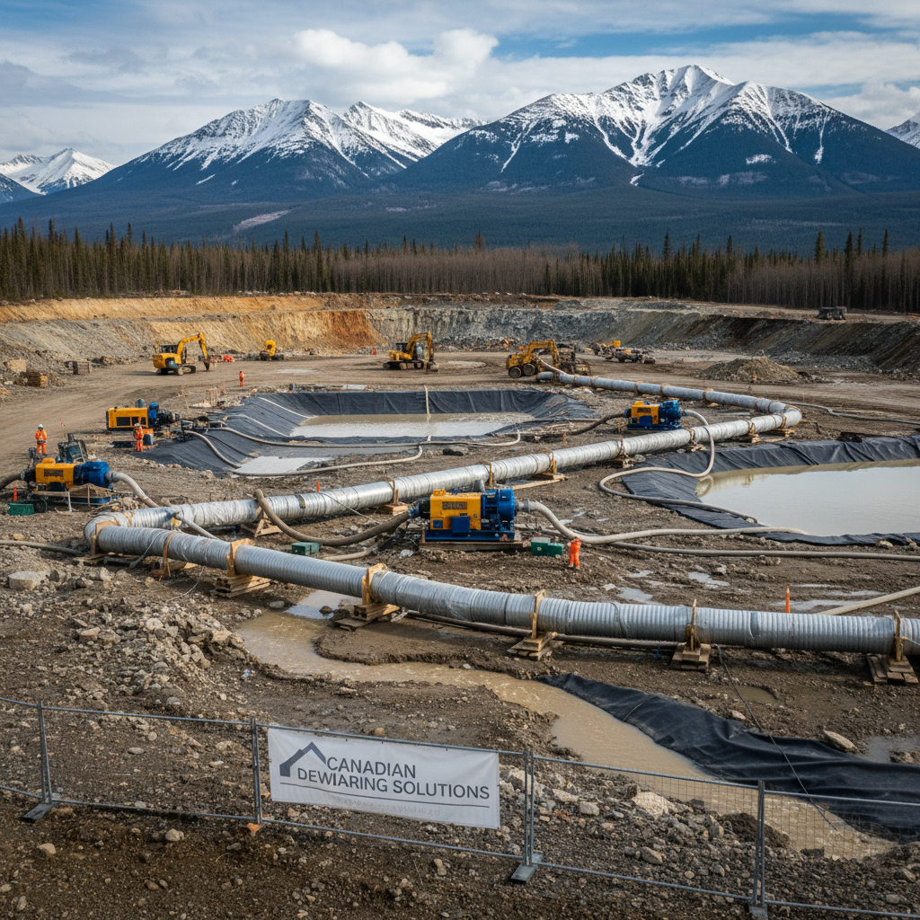 custom dewatering project in Canada